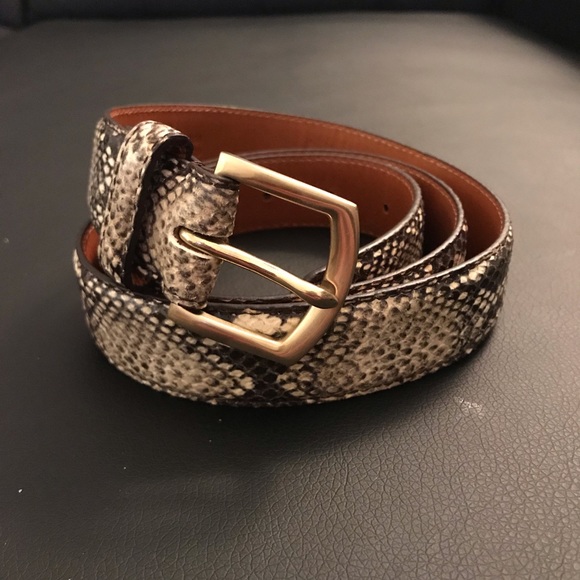supreme snakeskin belt